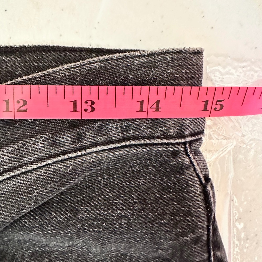 AGOLDE Jamie Jeans Charcoal Grey Wash Straight Leg Denim Womens Size Unknown - Picture 6 of 8